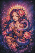 Colorful Snake Goddess