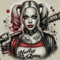 Red & Black Harley Quinn inspiration