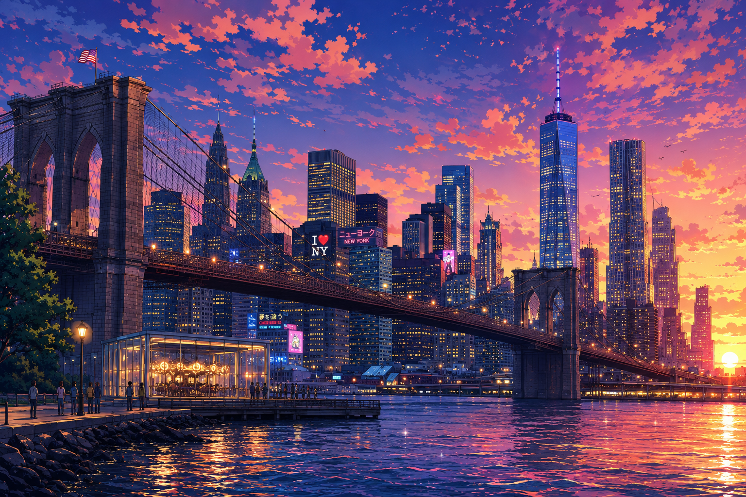I Love New York Landscape